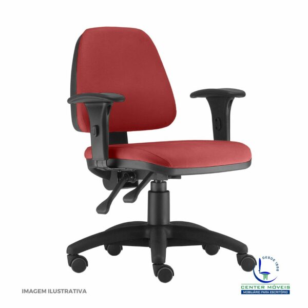 CADEIRA GIRATÓRIA ERGONÔMICA COM ENCOSTO MÉDIO - Image 2