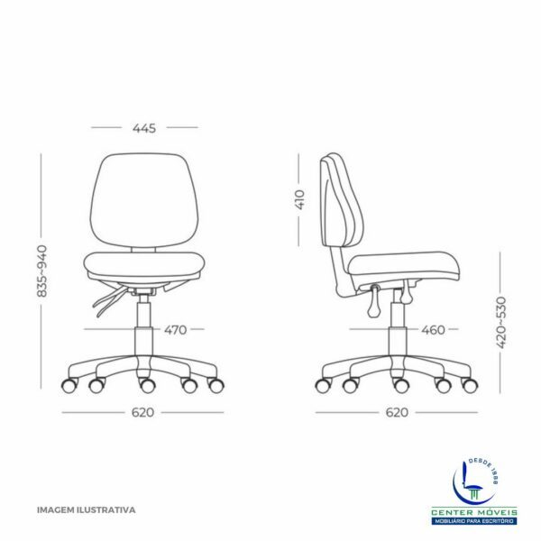 CADEIRA DE ESCRITÓRIO EXECUTIVA ERGONÔMICA - Image 8